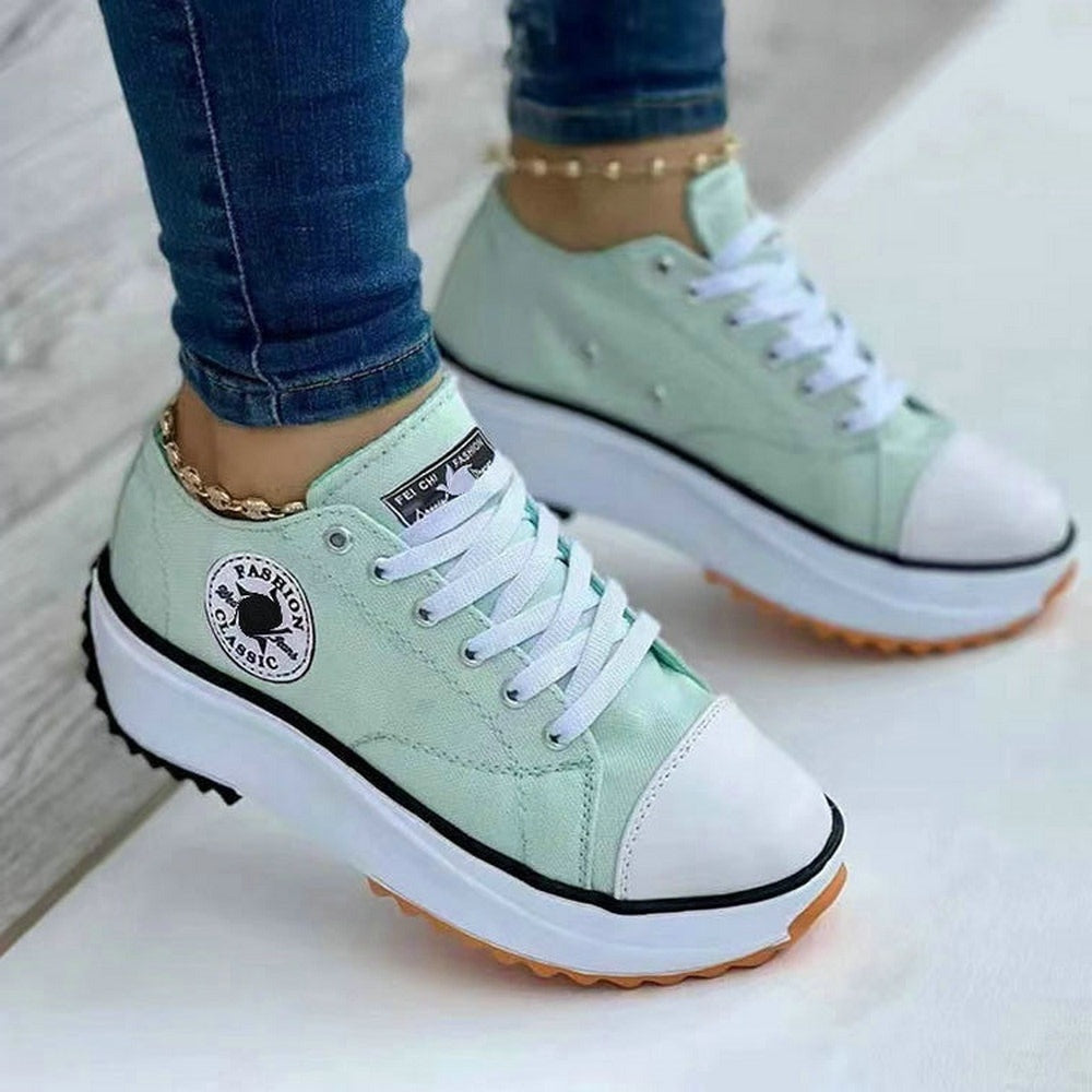 COZOK - Slitstarka sneakers i canvasmaterial