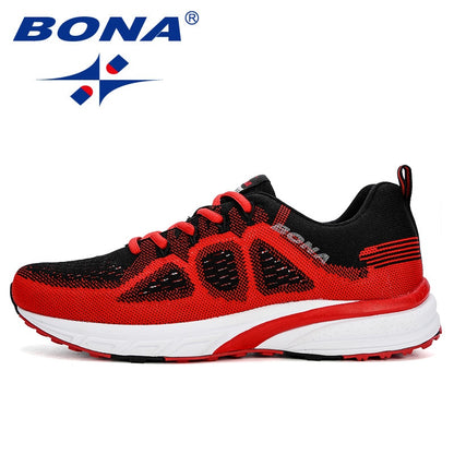 BONA Sneakers är lätta sportskor för män som är designade med mesh-material för att ge ventilation och komfort. Skorna är perfekta för utomhusaktiviteter och löpning.