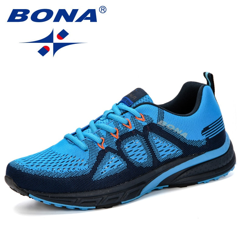 BONA Sneakers är lätta sportskor för män som är designade med mesh-material för att ge ventilation och komfort. Skorna är perfekta för utomhusaktiviteter och löpning.