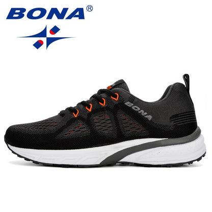 BONA Sneakers är lätta sportskor för män som är designade med mesh-material för att ge ventilation och komfort. Skorna är perfekta för utomhusaktiviteter och löpning.